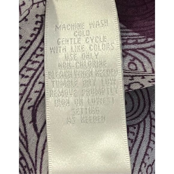 Worthington Long Sleeve Purple Blouse  Size S   EUC - Picture 4 of 4